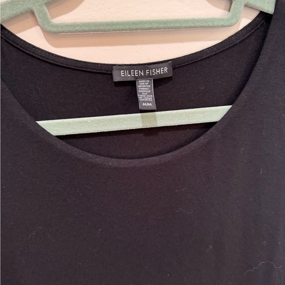 Eileen Fisher Double Front Stretch Viscose Jersey Knit Tank Dress Sz M - Picture 8 of 9